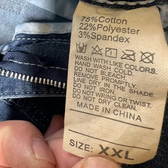 Vintage unknown brand Bootcut Jeans Women’s Size XXL Flared Stretchy Denim B-24 - Picture 3 of 9